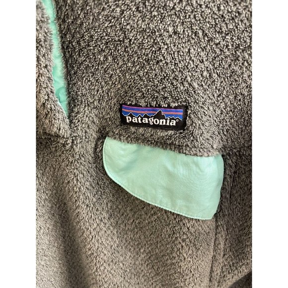 Patagonia Women's Re-Tool Snap-T Fleece Pullover 25443 Grey Blue Medium - Picture 4 of 8